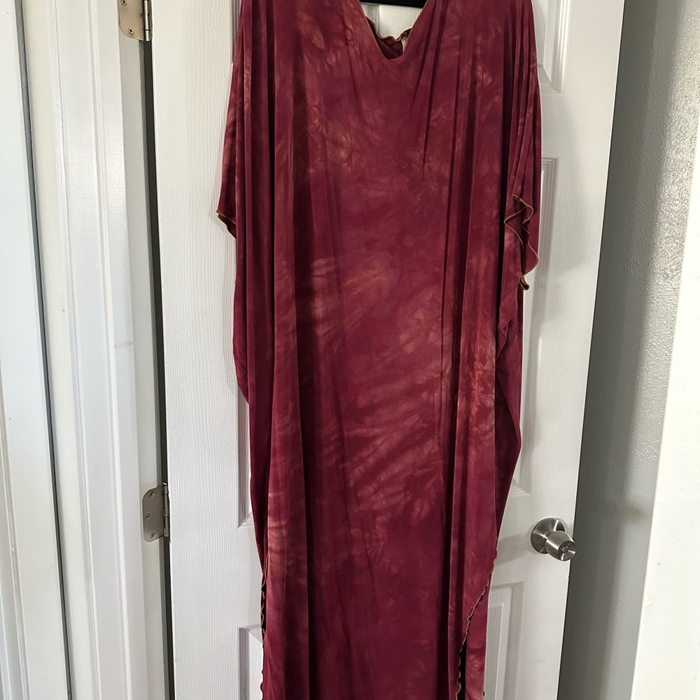 Fusion Threads Collective Priestess Kaftan in Snowberry
